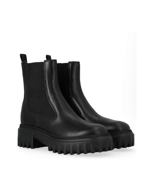 Hogan Black Chelsea Boots