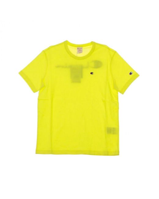 Champion T-Shirt in het Yellow voor heren