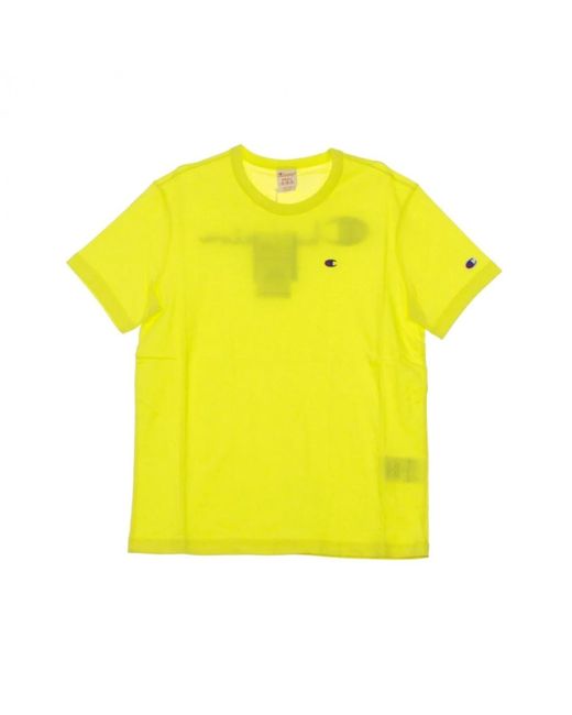 Champion T-Shirt in het Yellow voor heren