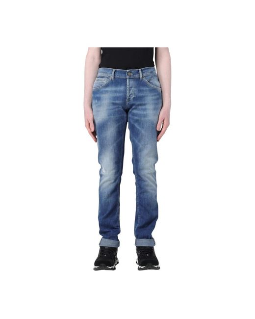 Dondup Blue Slim Fit Jeans for men