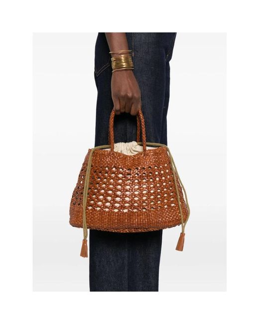 Handbags di Dragon Diffusion in Brown