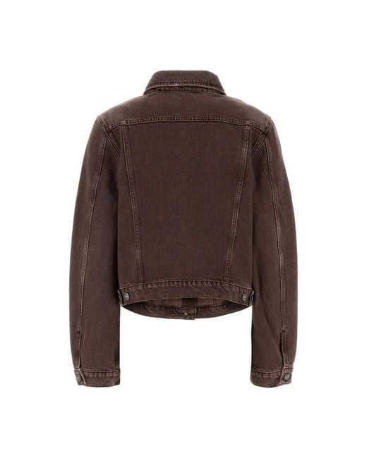 Our Legacy Brown Denim Jackets