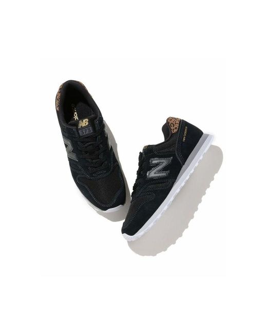 373 chaussures de sport Cuir New Balance en coloris Noir - Lyst