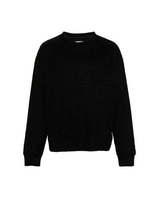Jil Sander Black Round-Neck Knitwear for men