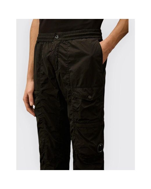 C P Company Cargo Lens Hose Für Männer in Black für Herren
