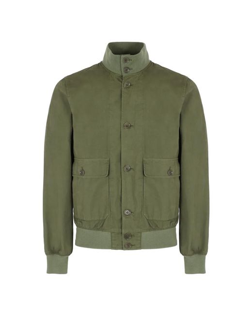 Aspesi Green Bomber Jackets for men