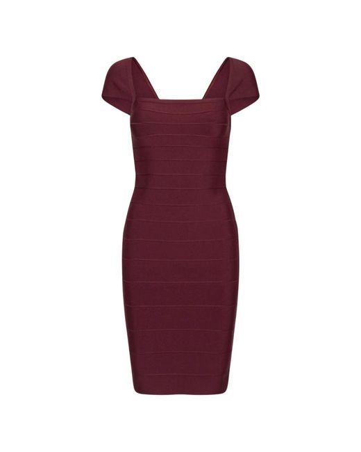 ROTATE BIRGER CHRISTENSEN Red Knitted Dresses