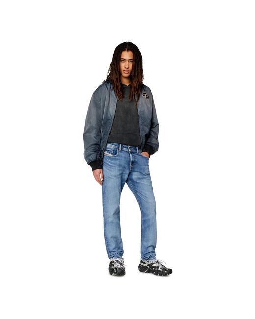 DIESEL Blue Straight Fit Jeans for men