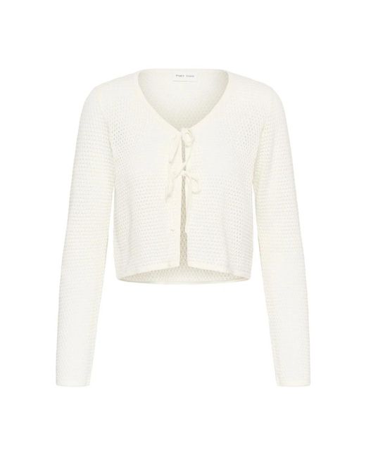 Part Two White Aniela Cardigan