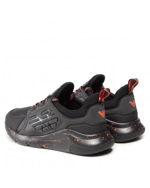 EA7 Black Sneakers for men