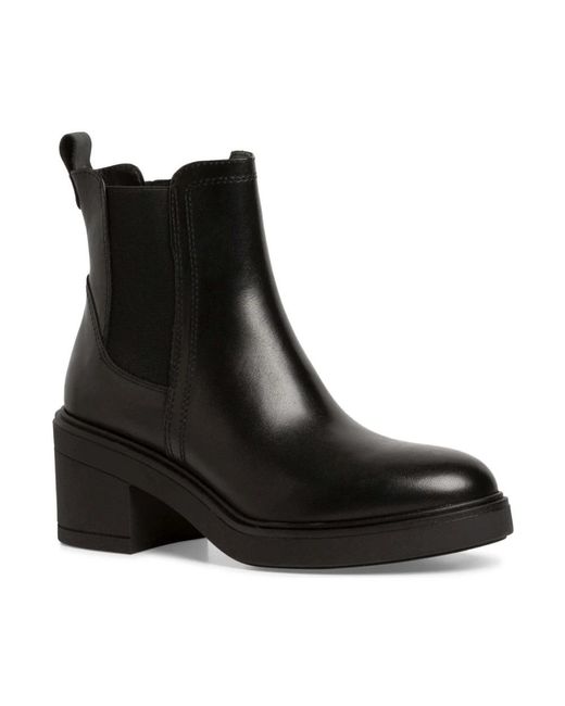 Tamaris Black Heeled Boots