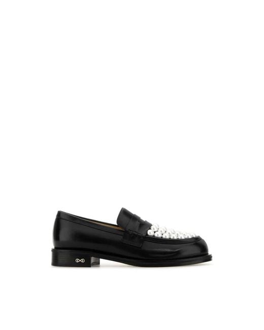 Mach & Mach Black Loafers