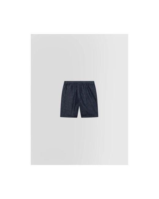 Denim Shorts Alpha Studio de hombre de color Blue
