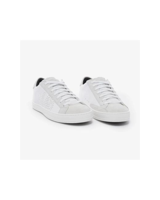 P448 Weiße und beige low-top-sneakers john in White für Herren