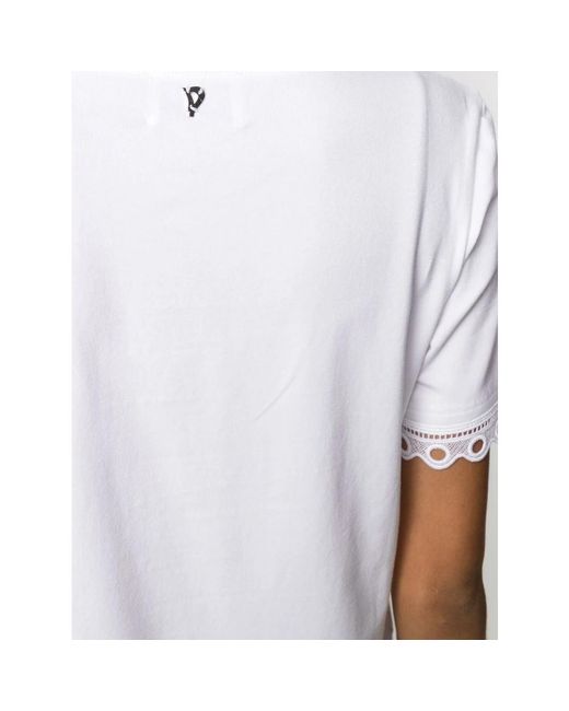 Dondup Tops ,Wit ,000 Shirt C/Ricamo in het White