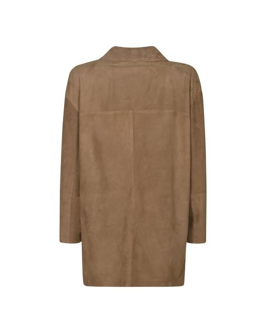 Simonetta Ravizza Blazers in Brown | Lyst