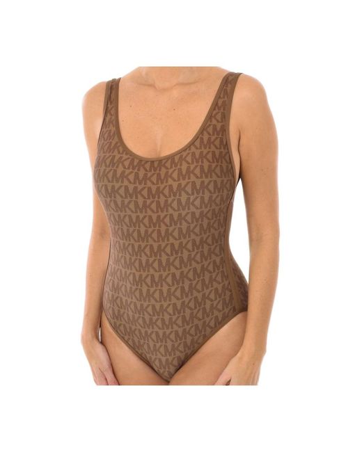 One-Piece Michael Kors de color Brown