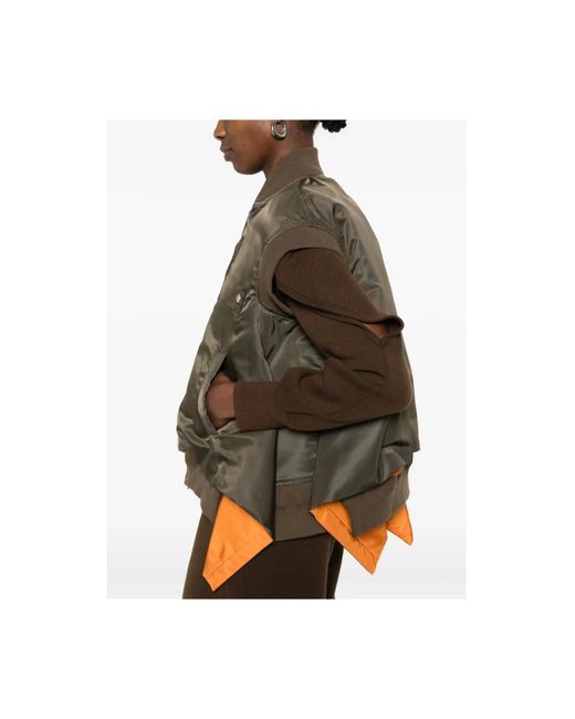 Sacai Green Vests