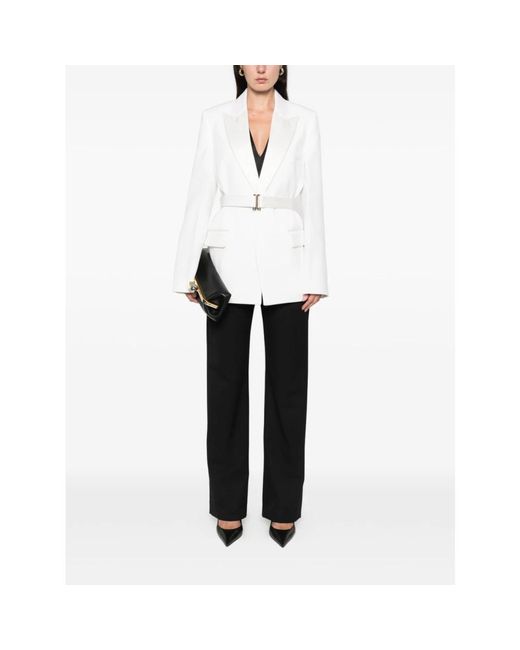 Victoria Beckham White Blazers