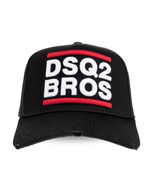 DSquared² Cap Mit Schirm in Black für Herren