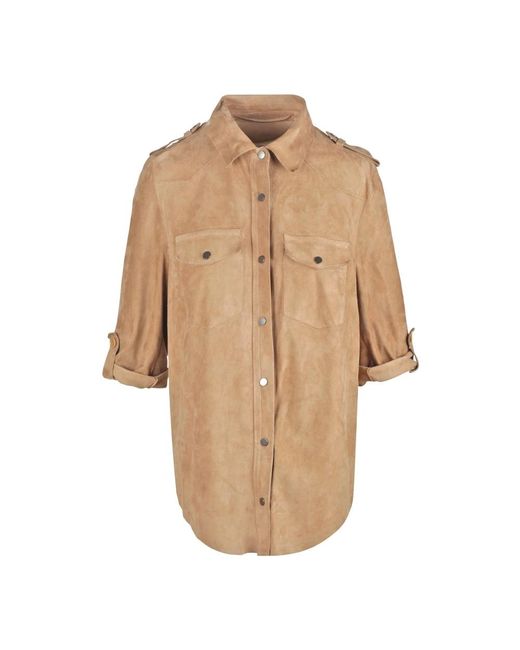 Salvatore Santoro Light Jackets in het Natural