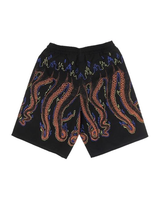 Octopus Black Casual Shorts for men