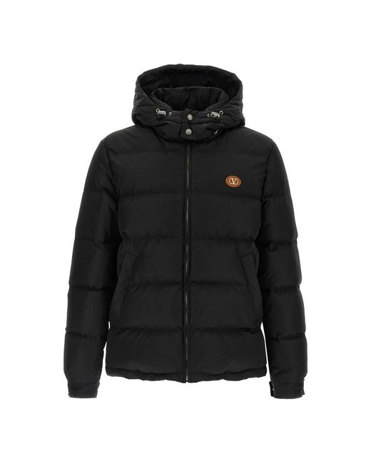 Valentino Garavani Black Winter Jackets for men
