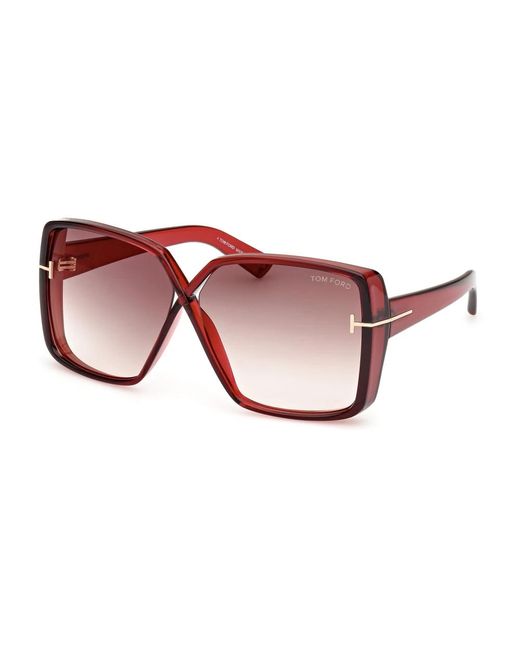 Tom Ford Red Stylische sonnenbrille für trendbewusste personen