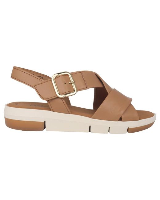 Flat Sandals Gabor en coloris Brown