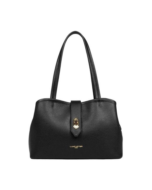 Lancaster Black Top Double Tote