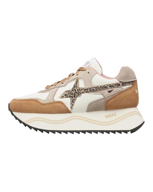 W6yz Deva W Sneaker in het Natural