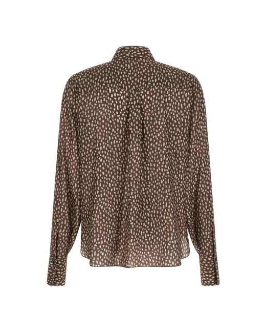 Brunello Cucinelli Brown Shirts