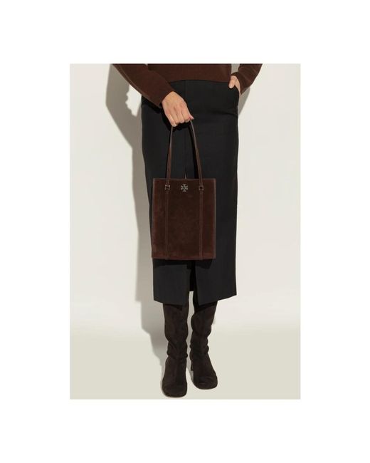 Tory Burch Kleine Shopper Tas in het Brown