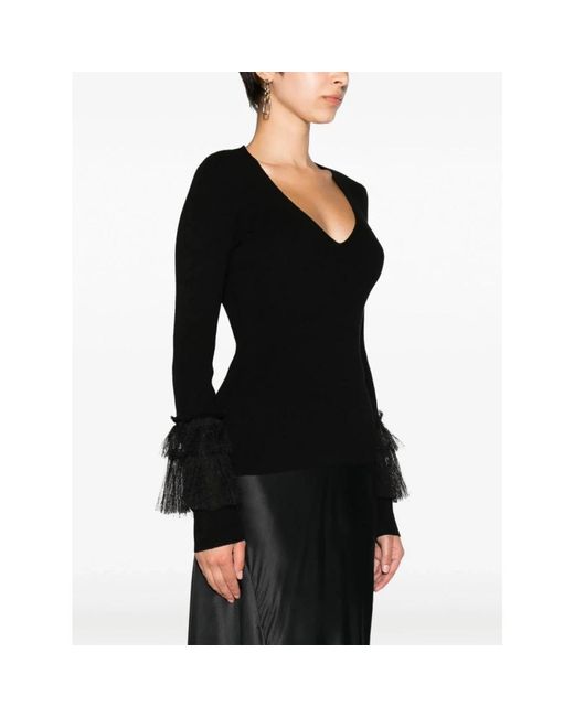 Twinset Black Round-Neck Knitwear