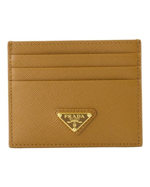 Wallets & Cardholders Prada de color Metallic