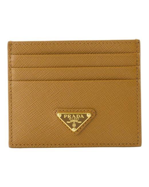 Wallets & Cardholders Prada de color Metallic
