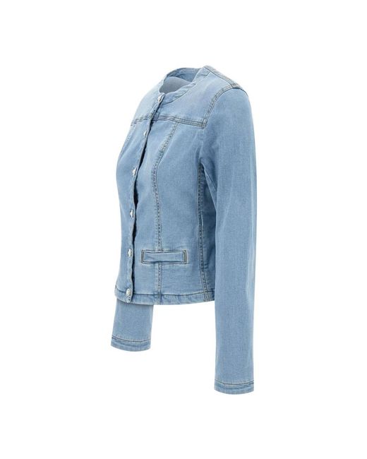 Liu Jo Denim Jacket in het Blue