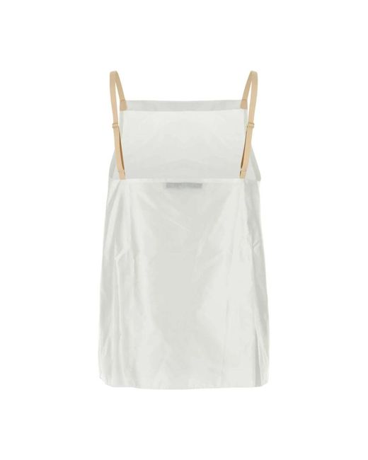 Carven Bl231 Shirt/Top in het White
