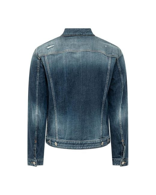 DSquared² Blue Denim Jackets for men