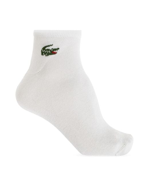 Socks Lacoste de hombre de color White