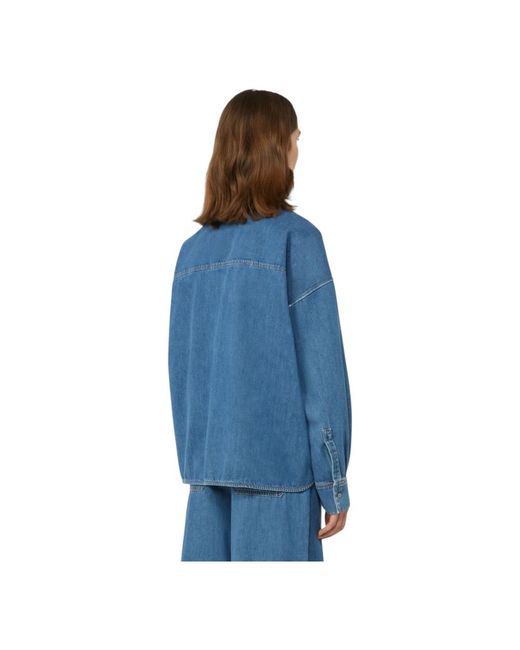 Weekend by Maxmara Blue Denim Shirts