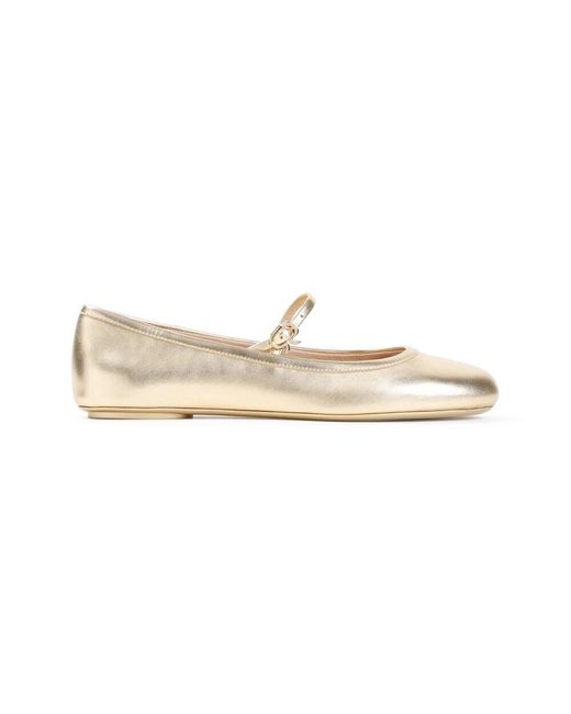 Gianvito Rossi White Carla Ballerina