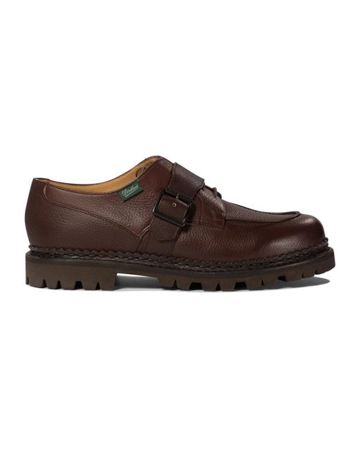 Paraboot Brown Laced Shoes for men