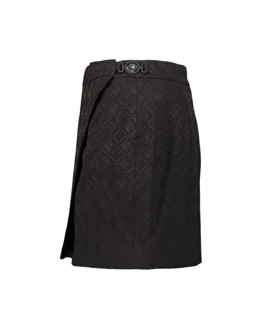 MARINE SERRE Black Short skirts