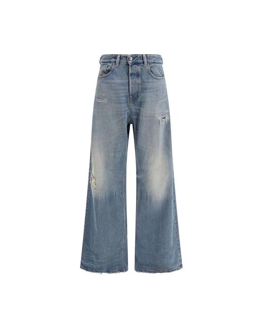 Wide Jeans DIESEL de color Blue