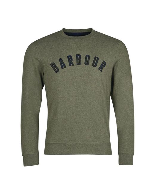 Barbour Green Sweatshirts for men