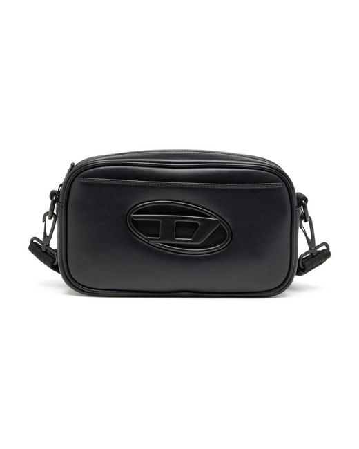 DIESEL Black Cross Body Bags for men
