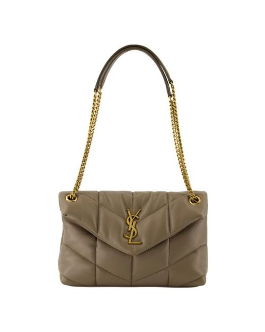 Saint Laurent Metallic Shoulder Bags