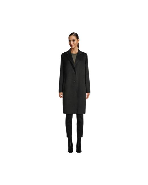 Marella Black Single-Breasted Coats