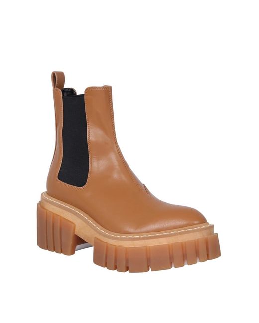 Stella McCartney Brown Chelsea Boots